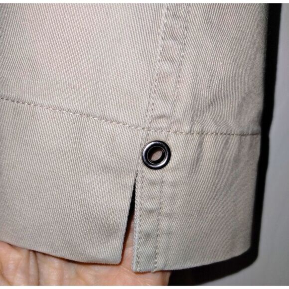 Women's Halogen Khaki Cotton Pencil Fitted Mini Skirt (Size 6) - Picture 4 of 8